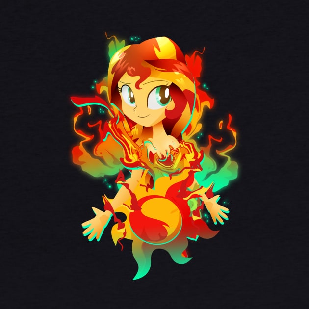 Human Sunset Shimmer by Ilona's Store